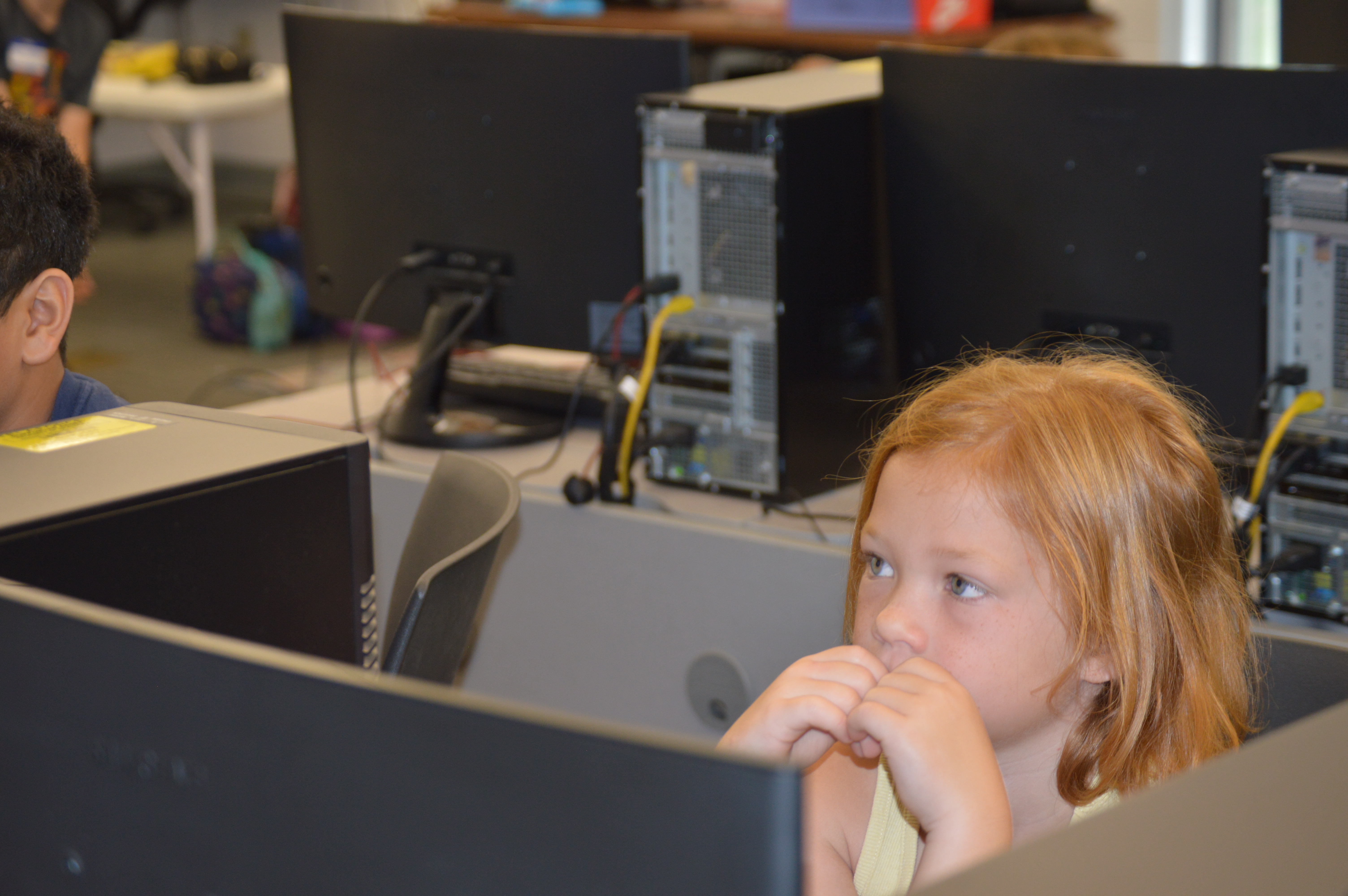 child on computer