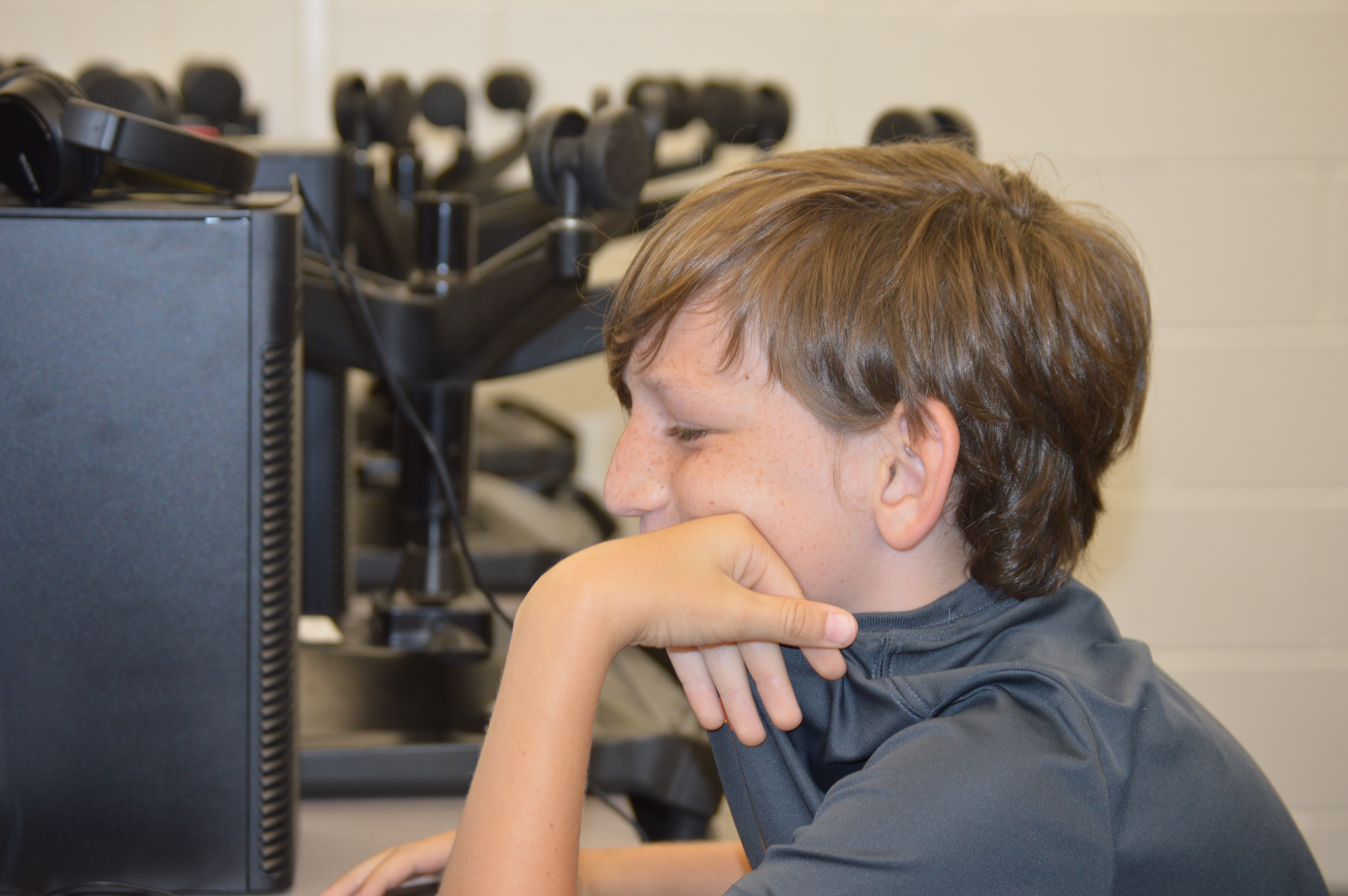 child on computer